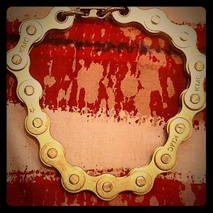 Men's motorcycle KMC chain bracelet